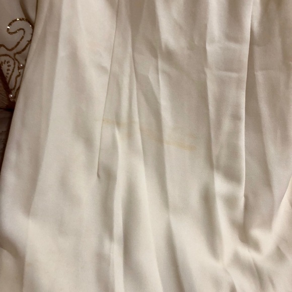 HW Collections New Cream w/Gold Trim Dress - Picture 4 of 4